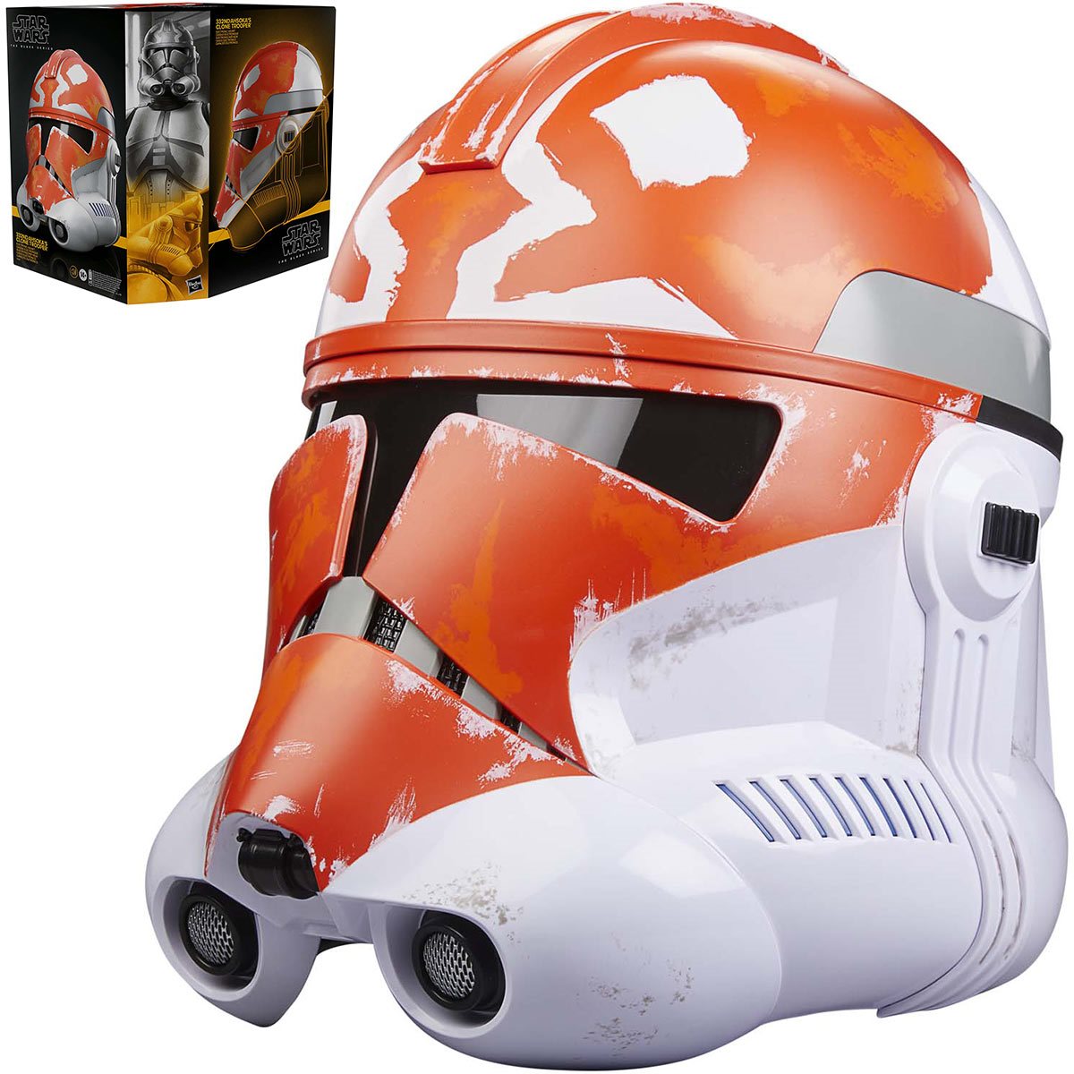 Star Wars: The Black Series 332nd Ahsoka’s Clone Trooper Electronic Helmet Prop Replica Hasbro